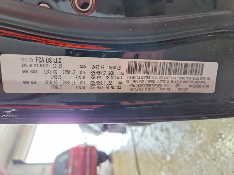 Foto 14 de la subasta – 2019 DODGE JOURNEY SE con VIN 3C4PDCBB0KT873028