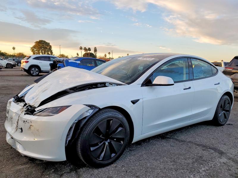 TESLA MODEL 3 2024 with VIN 5YJ3E1EAXRF821885 - Photo from auction