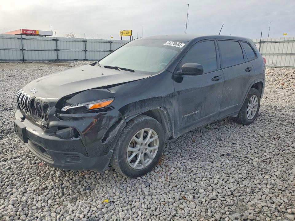 Photo 1 from auction – 2017 JEEP CHEROKEE S with VIN 1C4PJMAS5HD215803