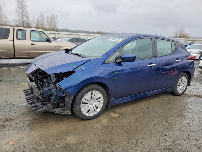NISSAN LEAF S 2023 with VIN 1N4AZ1BV0PC556588 - Photo from auction