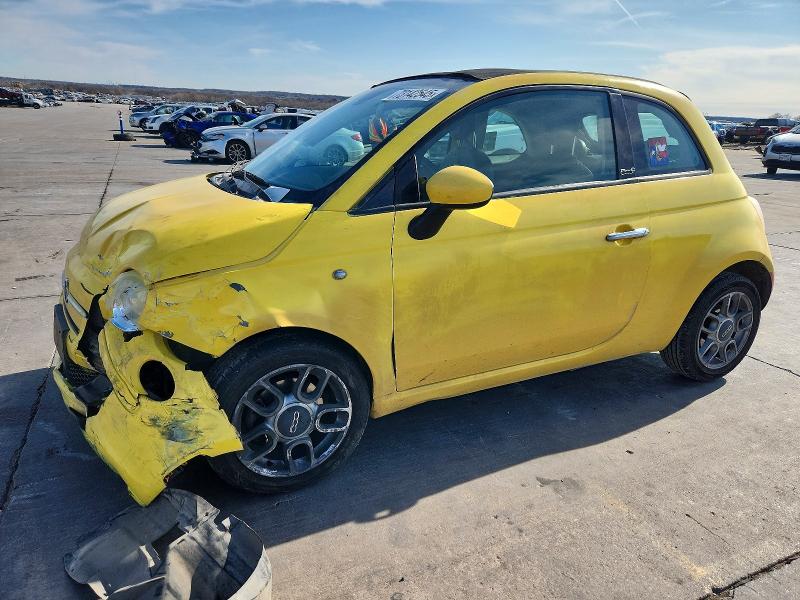 FIAT 500 2012 with VIN 3C3CFFDR4CT120449 - Photo from auction