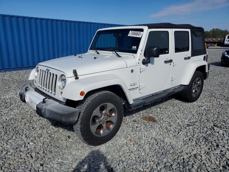 JEEP WRANGLER U 2016 with VIN 1C4BJWEGXGL163021 - Photo from auction