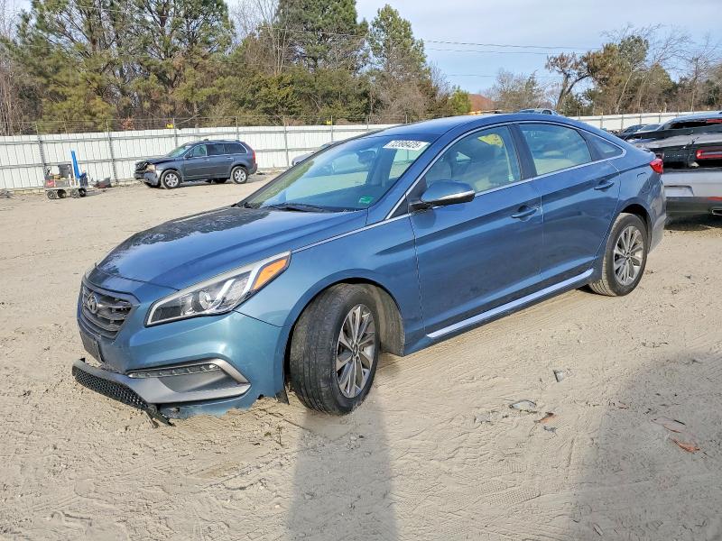 HYUNDAI SONATA 2015 with VIN 5NPE34AFXFH207241 - Photo from auction