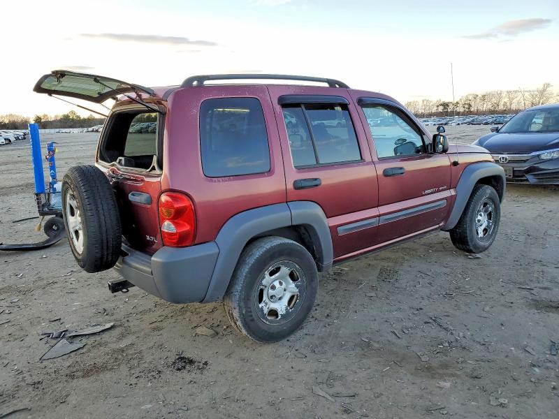 Photo 3 from auction – 2003 JEEP LIBERTY SP with VIN 1J4GL48K23W634036