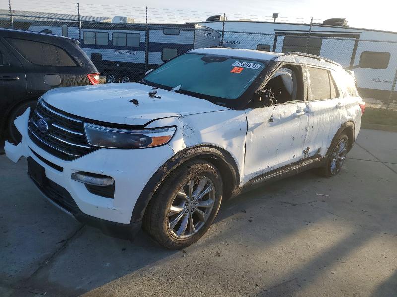 FORD EXPLORER 2021 with VIN 1FMSK7DHXMGA72408 - Photo from auction