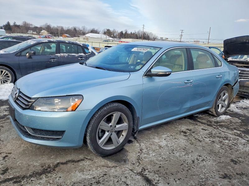 VOLKSWAGEN PASSAT SE 2012 with VIN 1VWBP7A35CC074228 - Photo from auction