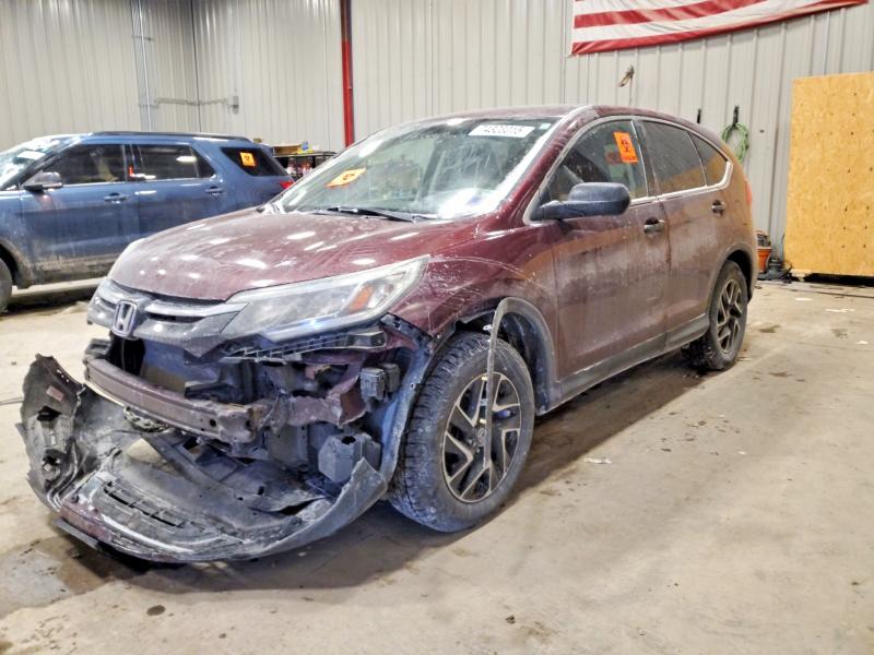 Photo 1 from auction – 2016 HONDA CR-V SE with VIN 5J6RM4H41GL032226