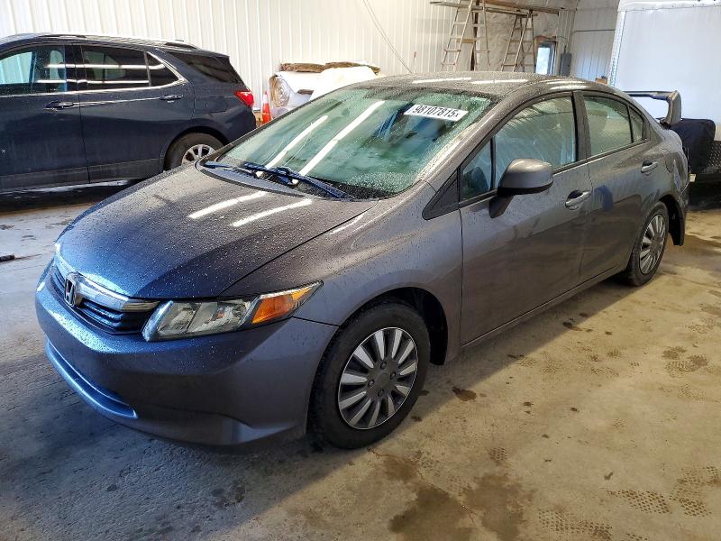 HONDA CIVIC LX 2012 with VIN 19XFB2F5XCE027320 - Photo from auction