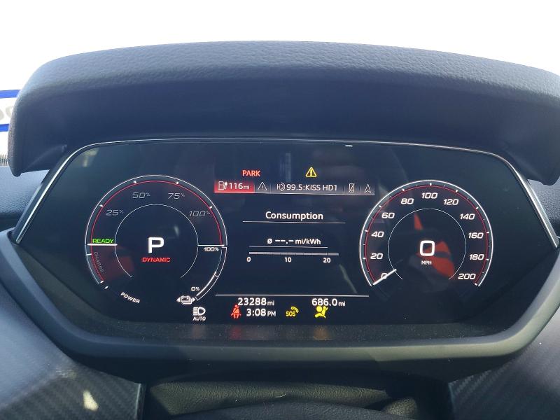 Photo 9 from auction – 2022 AUDI E-TRON GT with VIN WAUCJBFWXN7007504