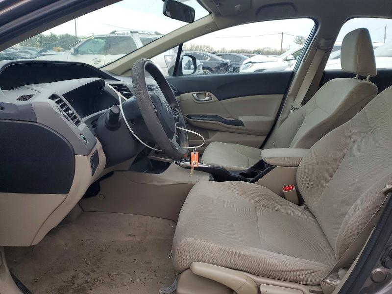 Photo 7 from auction – 2012 HONDA CIVIC LX with VIN 19XFB2F59CE390529