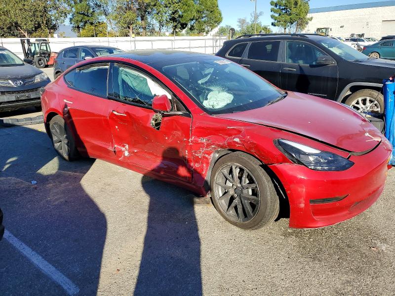 Photo 4 from auction – 2022 TESLA MODEL 3 with VIN 5YJ3E1EA2NF362443