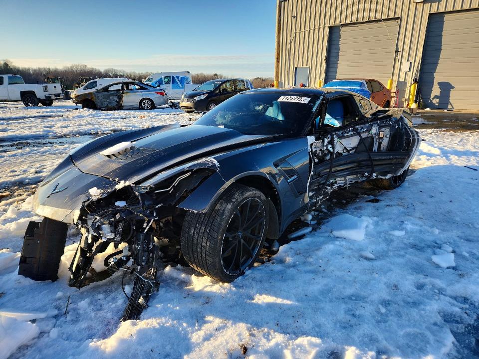 CHEVROLET CORVETTE 2017 with VIN 1G1Y12D7XH5300347 - Photo from auction
