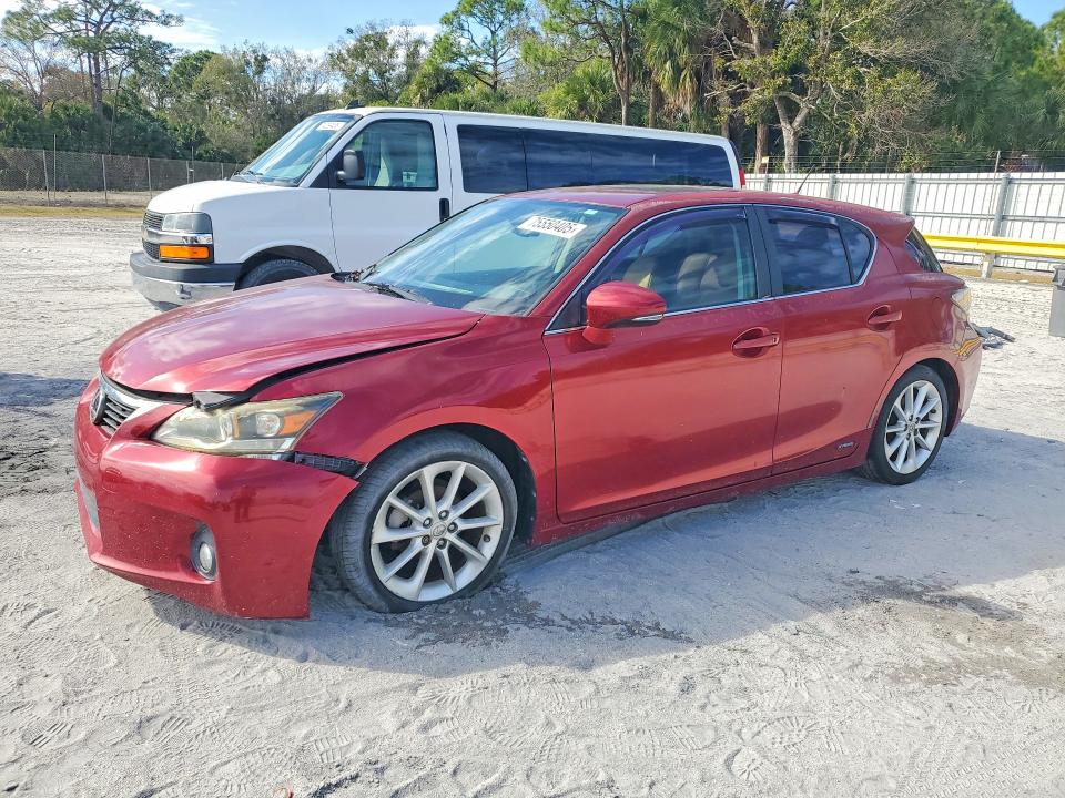 LEXUS CT 200 2012 with VIN JTHKD5BH4C2057239 - Photo from auction