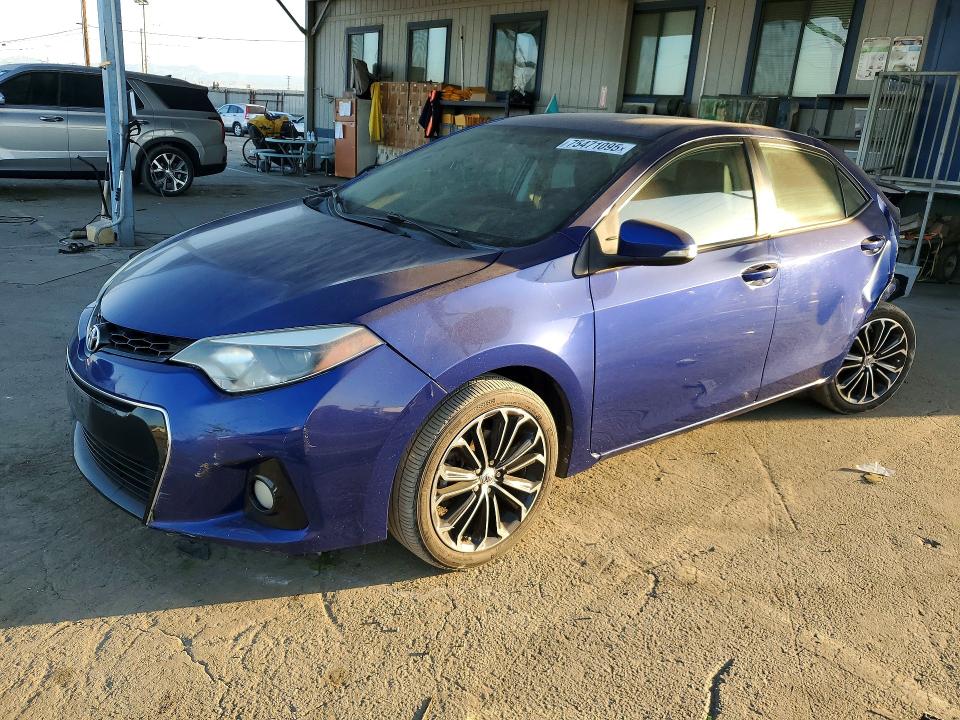 TOYOTA COROLLA L 2014 with VIN 5YFBURHE0EP000434 - Photo from auction