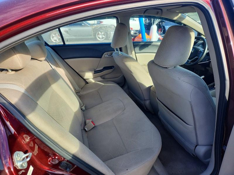 Photo 10 from auction – 2012 HONDA CIVIC LX with VIN 19XFB2F5XCE334700
