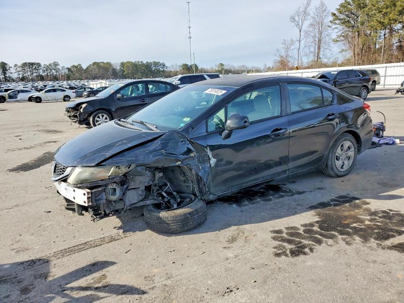 HONDA CIVIC 2013 with VIN 19XFB2F5XDE080715 - Photo from auction