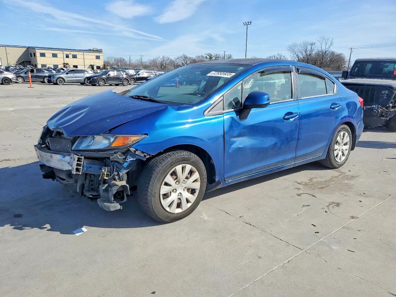 HONDA CIVIC LX 2012 with VIN 2HGFB2F55CH575960 - Photo from auction