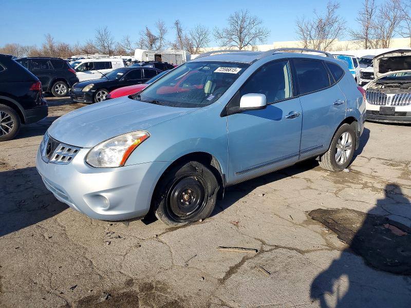 NISSAN ROGUE S 2013 with VIN JN8AS5MV8DW106978 - Photo from auction
