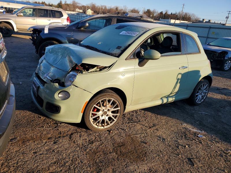 FIAT 500 2015 with VIN 3C3CFFBR8FT741541 - Photo from auction