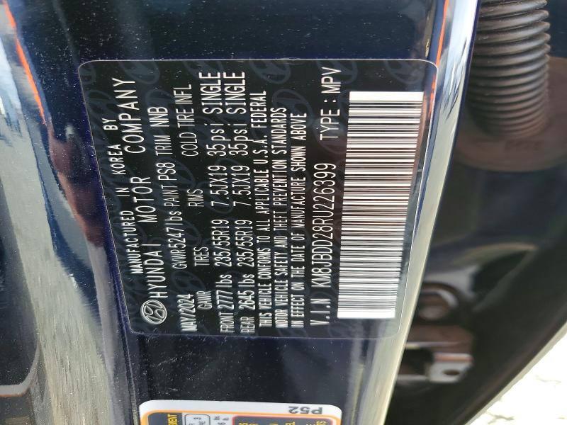 Photo 14 from auction – 2024 HYUNDAI TUCSON SEL with VIN KM8JBDD28RU226399