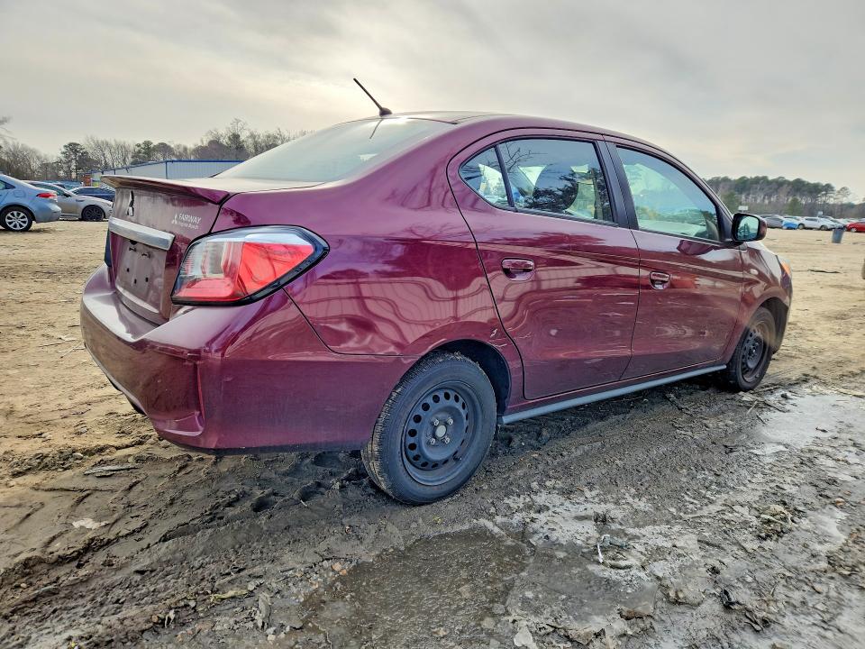 Photo 3 from auction – 2021 MITSUBISHI MIRAGE with VIN ML32FUFJ1MHF00759
