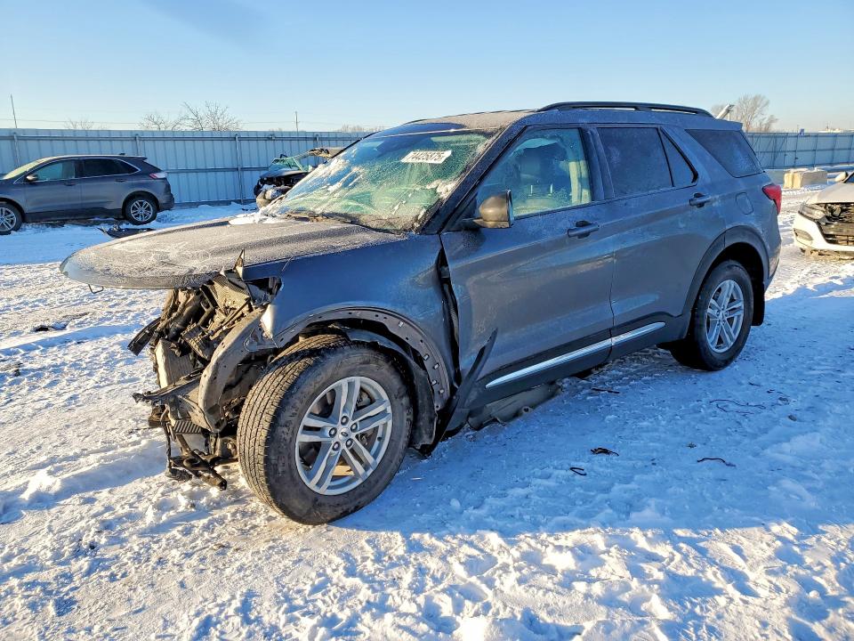 FORD EXPLORER 2021 with VIN 1FMSK8DH7MGB91250 - Photo from auction