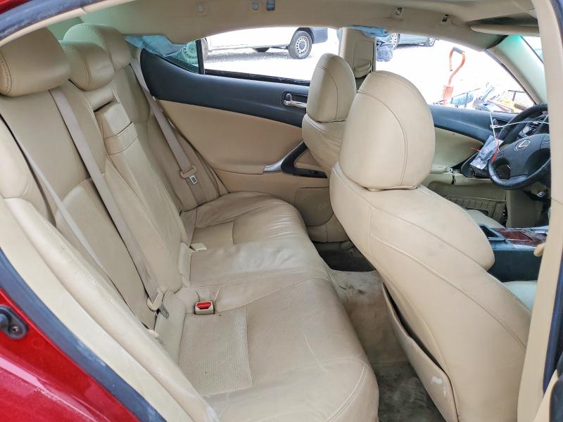 Photo 10 from auction – 2006 LEXUS IS with VIN JTHBE262562004703