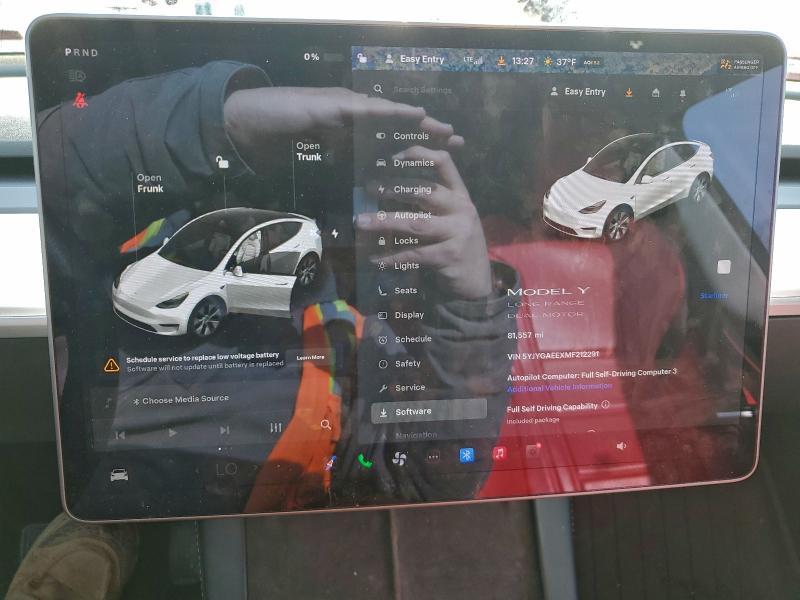 Photo 9 from auction – 2021 TESLA MODEL Y with VIN 5YJYGAEEXMF212291