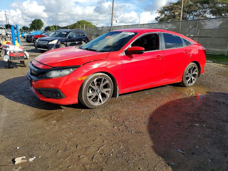 Photo 1 from auction – 2020 HONDA CIVIC with VIN 2HGFC2F82LH572022