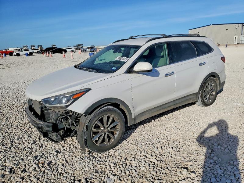 HYUNDAI SANTA FE 2017 with VIN KM8SM4HF0HU201510 - Photo from auction