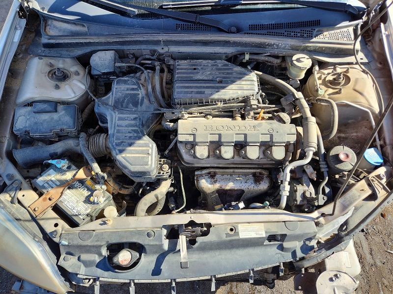 Photo 11 from auction – 2001 HONDA CIVIC LX with VIN JHMES16501S001713