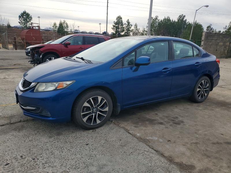HONDA CIVIC EX 2013 with VIN 2HGFB2F80DH537242 - Photo from auction