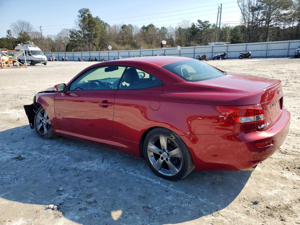 Photo 2 from auction – 2010 LEXUS IS with VIN JTHFE2C23A2503823