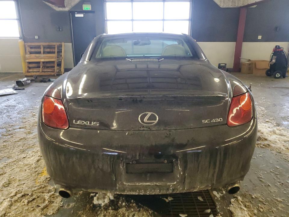 Photo 6 from auction – 2003 LEXUS SC 430 with VIN JTHFN48YX30040148