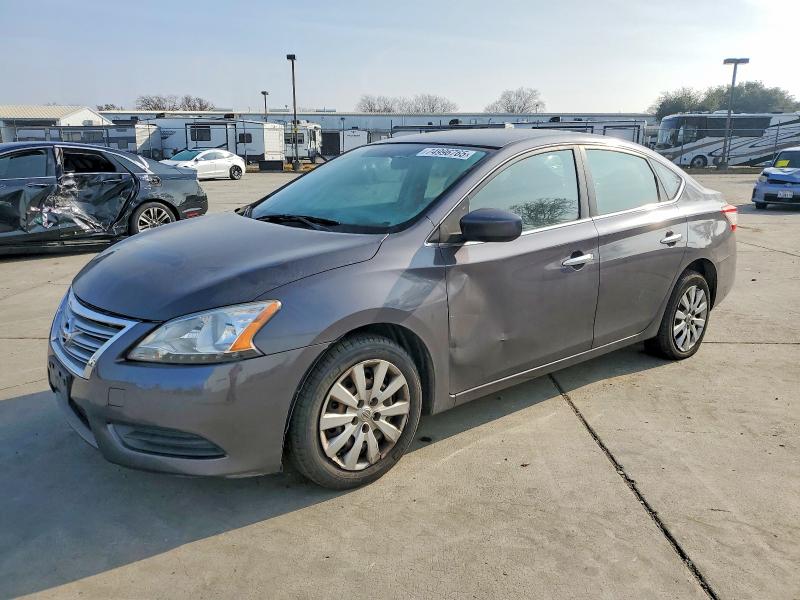 NISSAN SENTRA S 2015 with VIN 3N1AB7AP3FL655660 - Photo from auction