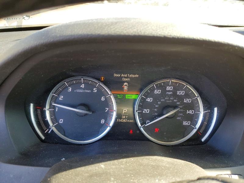 Photo 9 from auction – 2016 ACURA MDX TECHNO with VIN 5FRYD4H49GB034812