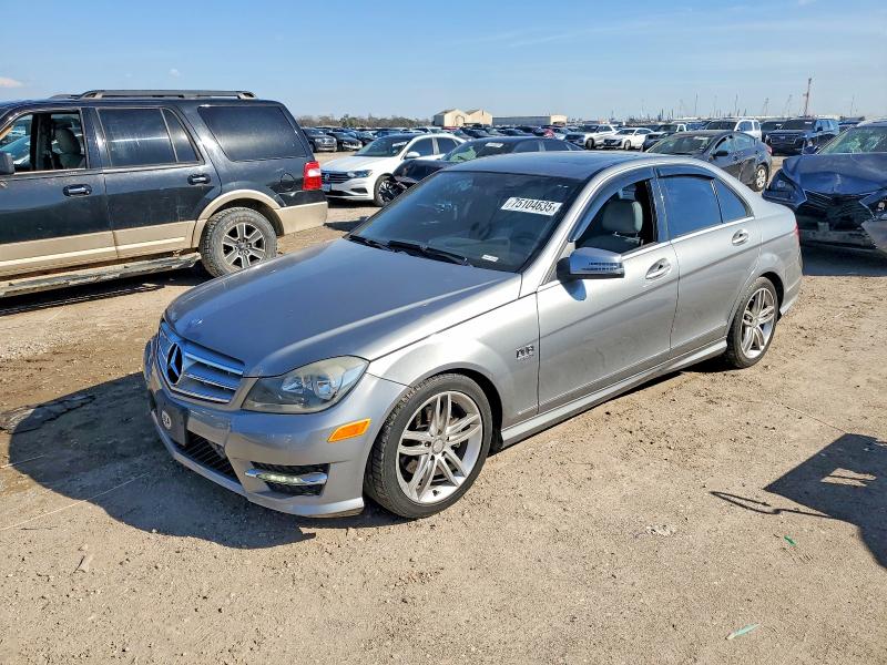 MERCEDES-BENZ C 2012 with VIN WDDGF4HB3CA677591 - Photo from auction