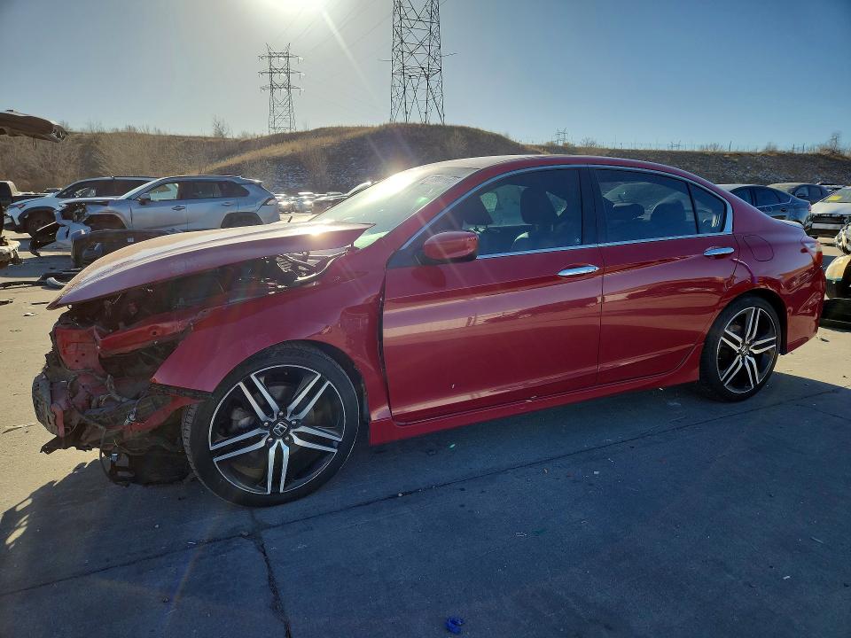 HONDA ACCORD 2017 with VIN 1HGCR2F11HA256508 - Photo from auction