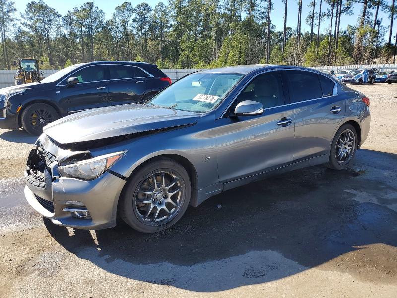 INFINITY Q50 2015 with VIN JN1BV7AP1FM340843 - Photo from auction
