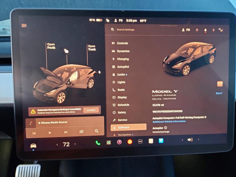 Photo 9 from auction – 2021 TESLA MODEL Y with VIN 5YJYGDEE5MF269208