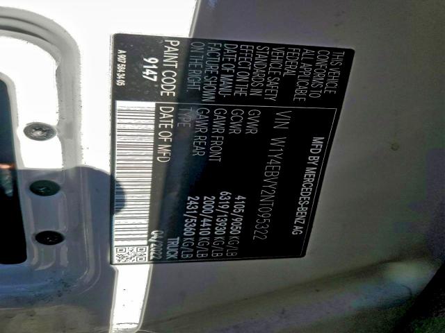Photo 14 from auction – 2022 MERCEDES-BENZ SPRINTER with VIN W1Y4EBVY2NT095322