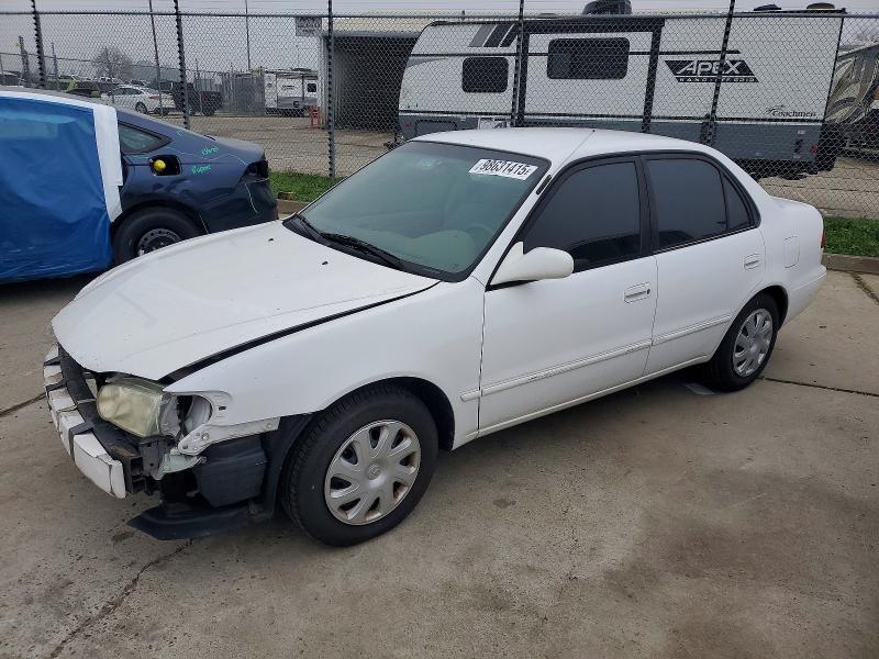 TOYOTA COROLLA CE 2002 with VIN 1NXBR12E72Z607341 - Photo from auction