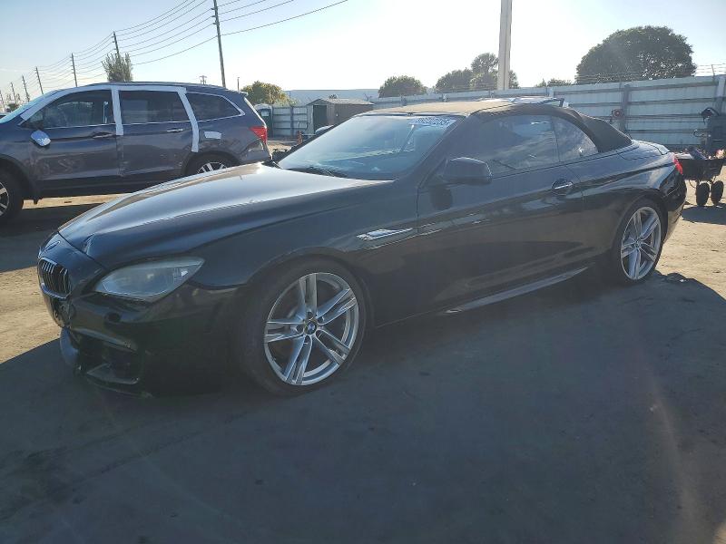 BMW 640 I 2014 with VIN WBALW7C59EDX59092 - Photo from auction