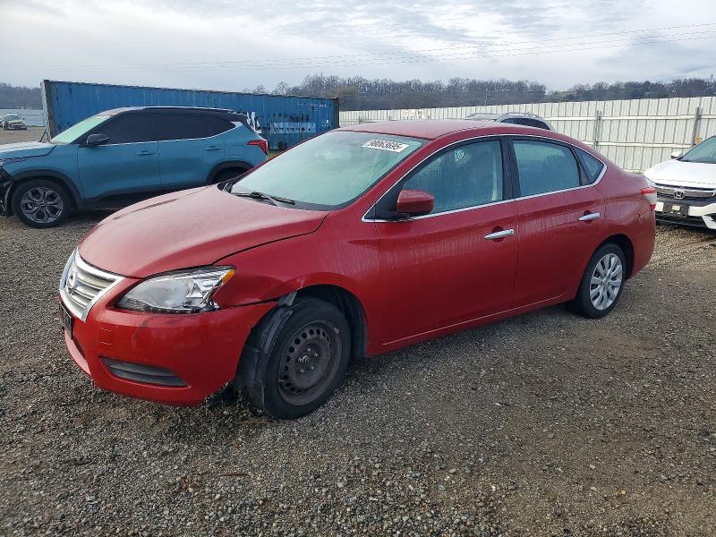 NISSAN SENTRA S 2014 with VIN 3N1AB7AP3EL694103 - Photo from auction