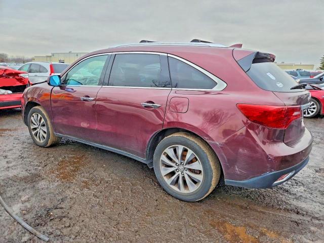 Photo 2 from auction – 2014 ACURA MDX TECHNO with VIN 5FRYD4H47EB003488