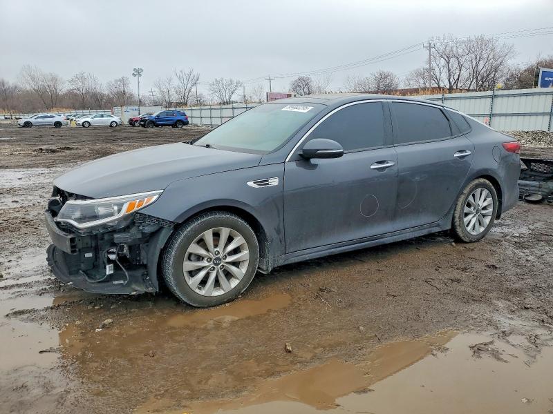 KIA OPTIMA LX 2018 with VIN 5XXGT4L35JG246366 - Photo from auction