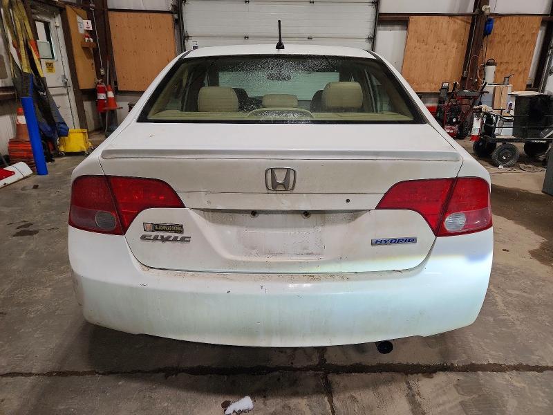 Photo 6 from auction – 2007 HONDA CIVIC HYBR with VIN JHMFA36217S800949