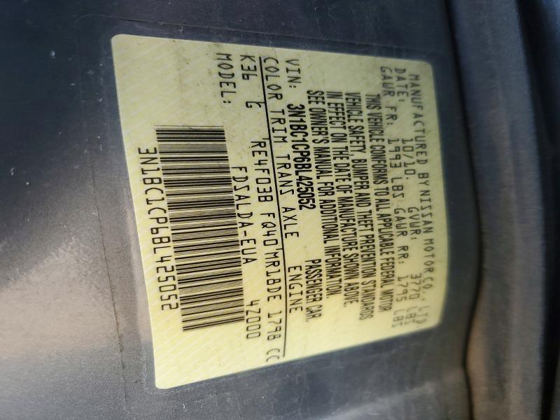 Photo 14 from auction – 2011 NISSAN VERSA S with VIN 3N1BC1CP6BL425052