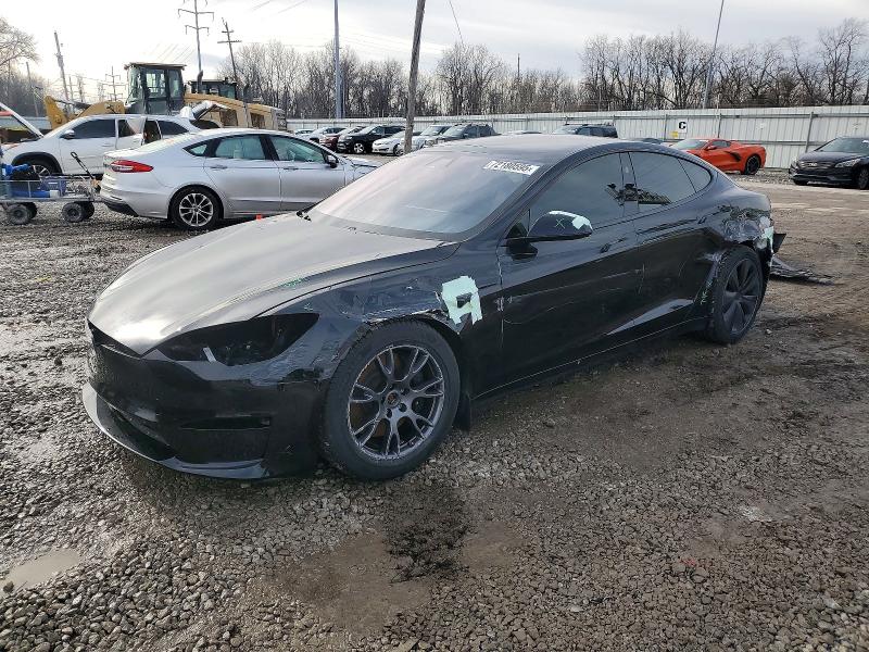 TESLA MODEL S 2022 with VIN 5YJSA1E55NF477418 - Photo from auction