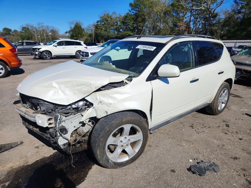NISSAN MURANO SL 2003 with VIN JN8AZ08TX3W106857 - Photo from auction